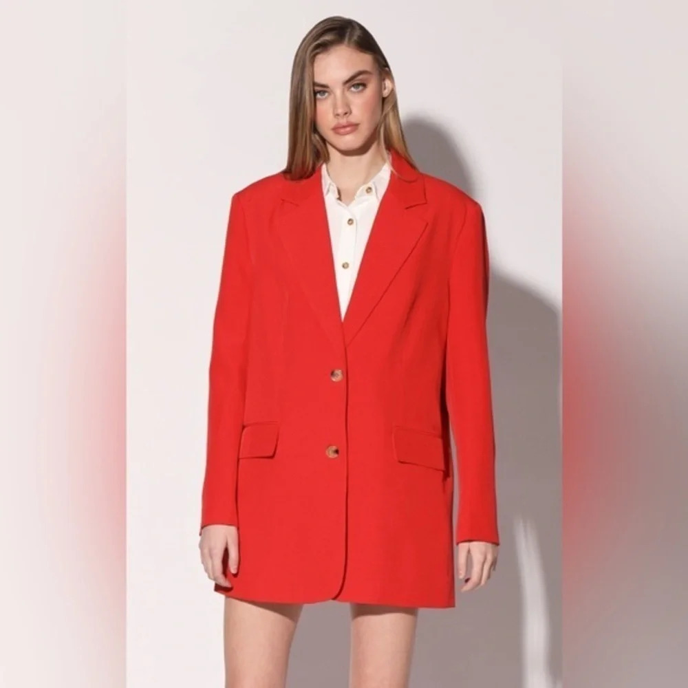 Walter Baker Clementine Oversized Kira Blazer Jacket Size L Large Nwt Msrp $288